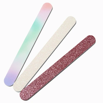 Holographic Nail File Set - 3 Pack