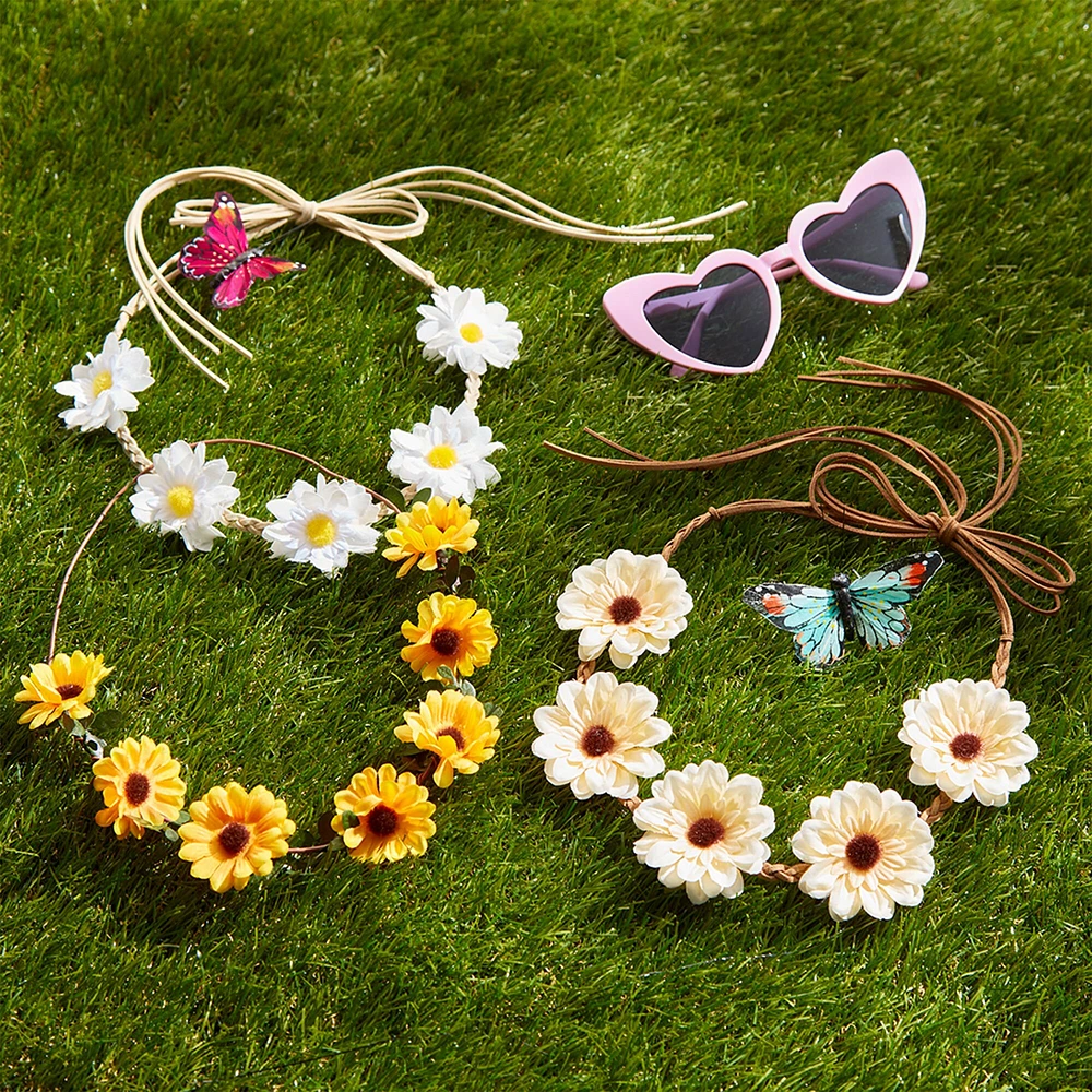 Sunflower Tie Headwrap - Yellow