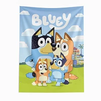 Bluey Hooray Hellers Wall Hanging Tapestry (ds)