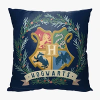 Harry Potter™ Hogwarts Crest Printed Throw Pillow (ds)