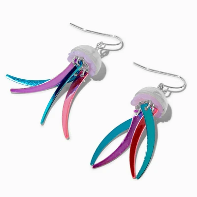 Marble Jellyfish 1" Drop Earrings