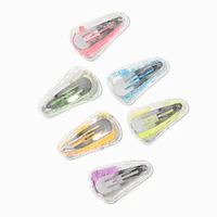 Claire's Club Summer Fruit Shaker Snap Hair Clips - 6 Pack