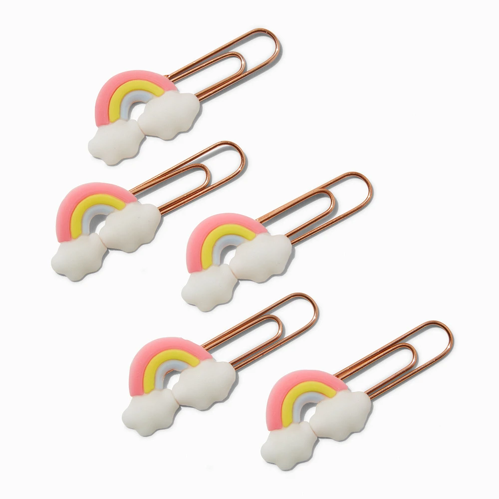 Rainbow Icon Paper Clips - 5 Pack