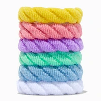 Pastel Swizzle Hair Ties - 6 Pack