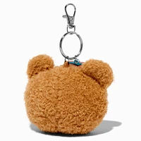 Fuzzy Bear Plush Keychain