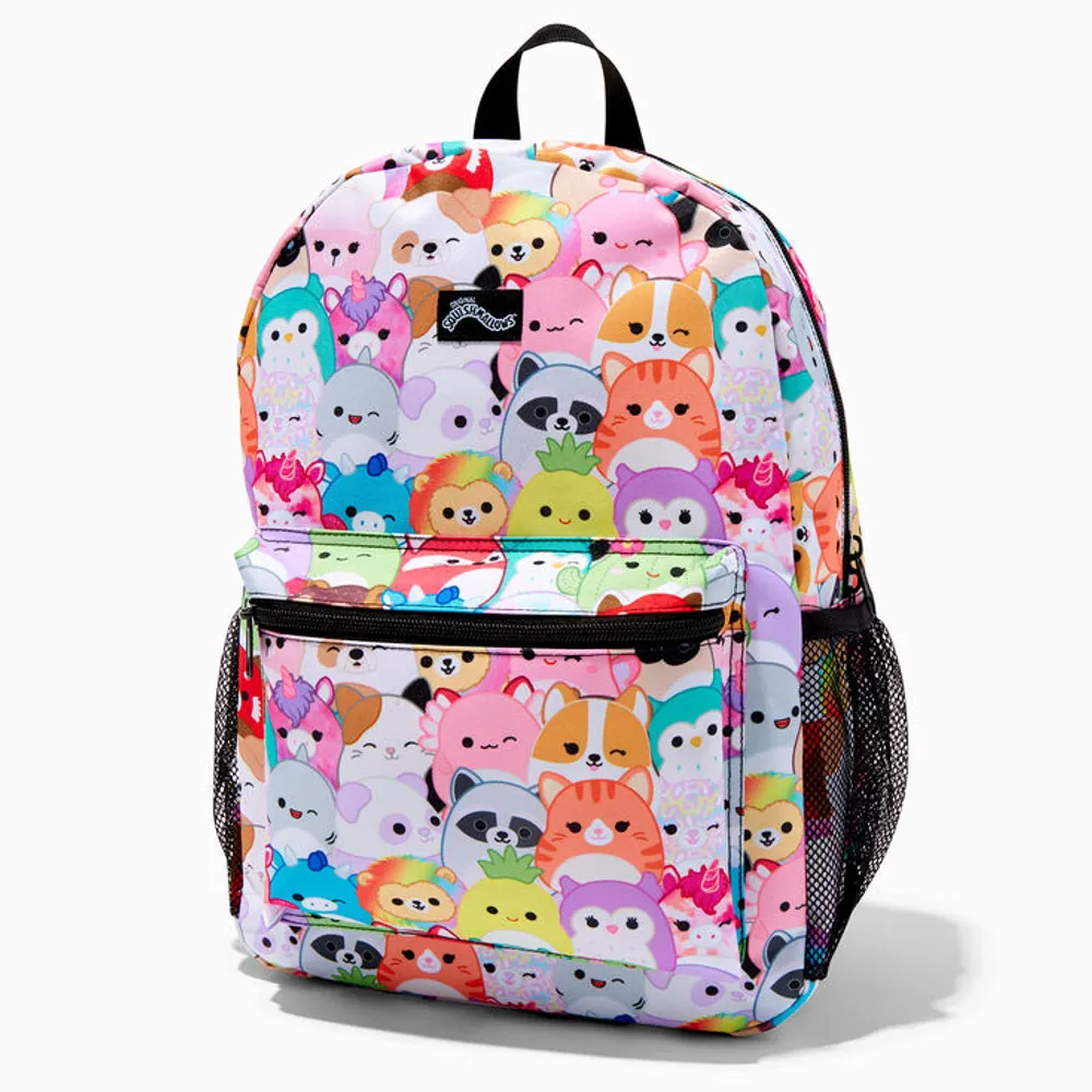 Claire's Club Pastel Tie Dye Bunny Furry Mini Backpack