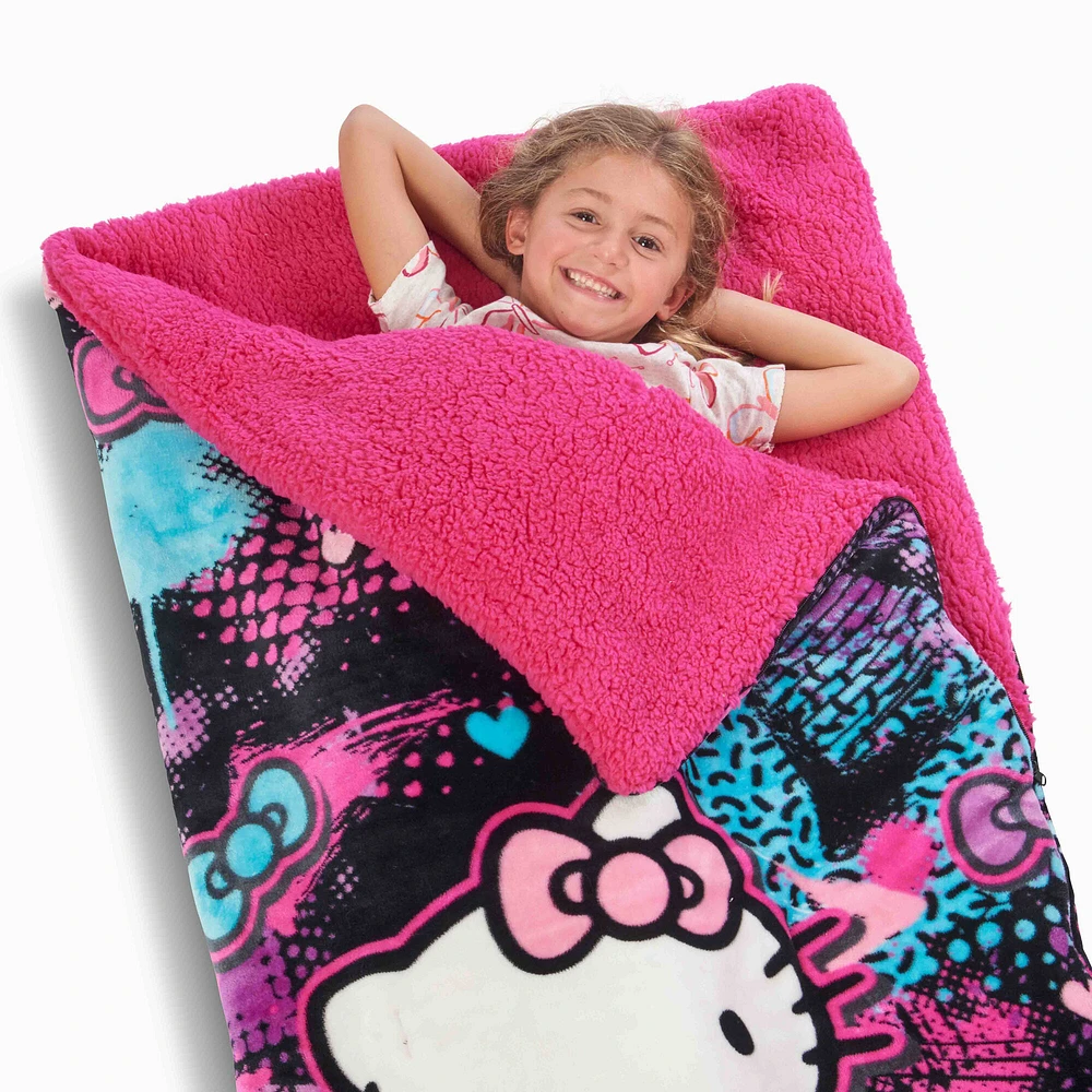 Hello Kitty® Slumber Kitty Cloud With Sherpa Slumber Bag (ds)