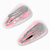 Claire's Club Unicorn Shaker Snap Hair Clips - 2 Pack