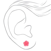 Parisian Love Stud Earrings - Pink, 6 Pack