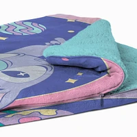 Disney Stitch Weird Alien Silk Touch Throw Blanket Sherpa Slumber Bag (ds)