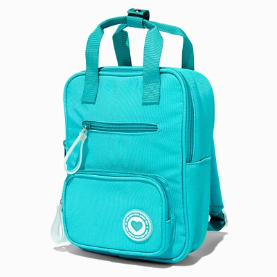 Claire's Club Turquoise Canvas Backpack