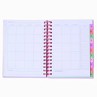 "Happy Mind, Happy Life" Weekly/Monthly Undated Planner