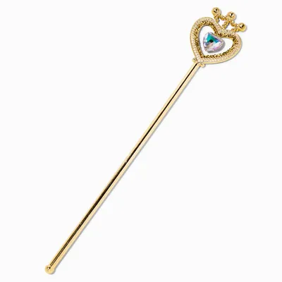 Claire's Club AB Dangle Heart Gold Wand