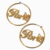 Claire's x Sliving by Paris Hilton Paris Hoop Earrings