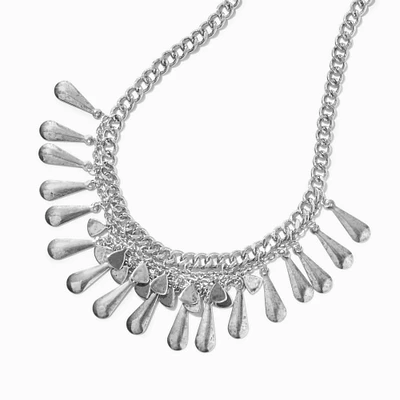 Silver-tone Western Statement Necklace