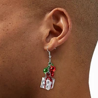 Christmas Present & Bells Drop Earrings