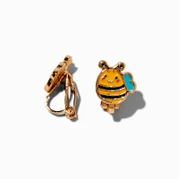 Bee Clip-On Stud Earrings