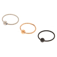 Mixed Metal Titanium 20G Nose Rings - 3 Pack