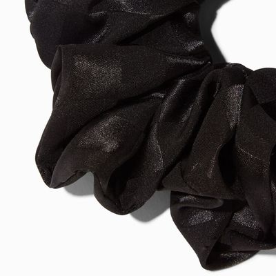 Black Shimmer Giant Hair Scrunchie