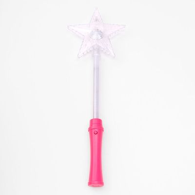 Claire's Club Light-Up Star Wand - Pink