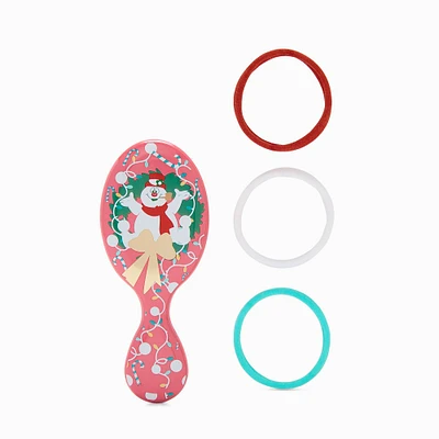 Wet Brush® x Frosty the Snowman™ Mini Original Detangler & Seamless Elastics