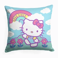 Hello Kitty® Good Vibes Printed Throw Pillow (ds)