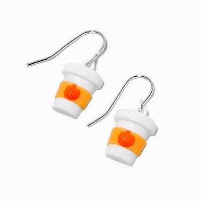 Pumpkin Spice Latte Drop Earrings