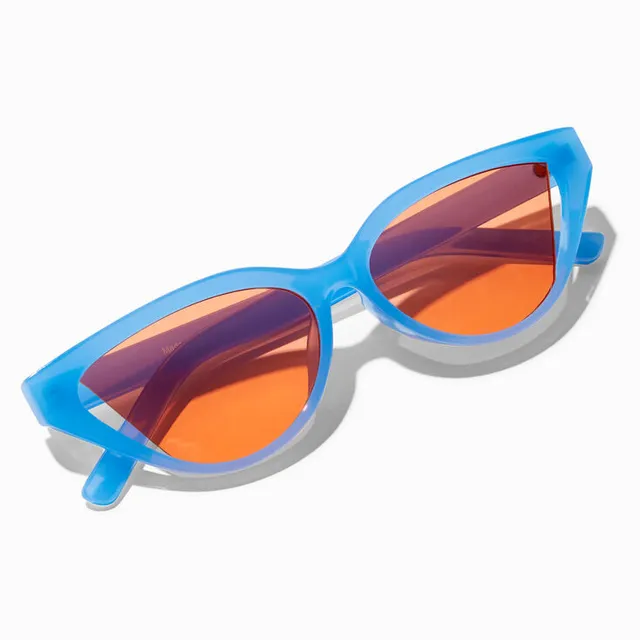 Scalloped Edge Cat Eye Sunglasses