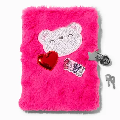 Pink Bear Glam Lock Diary