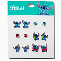 Disney Stitch Foodie Stud Earring Set - 6 Pack