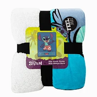 Disney Stitch Oversized Silk Touch Sherpa Throw Blanket