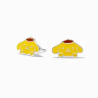 Sterling Silver Hello Kitty® and Friends Pompompurin® Enamel Stud Earrings