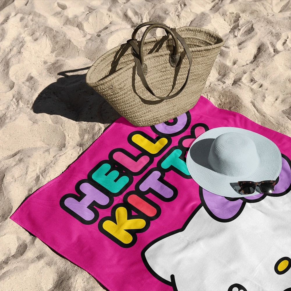 Hello Kitty® Beach Microfiber Beach Towel (ds)