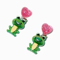 Puffy Frog Drop Earrings