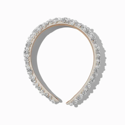 Rhinestone & Pearl Statement Headband