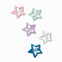 Claire's Club Starry Cut-Out Snap Hair Clips - 5 Pack