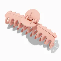 Matte Blush Pink Large Hair Claw