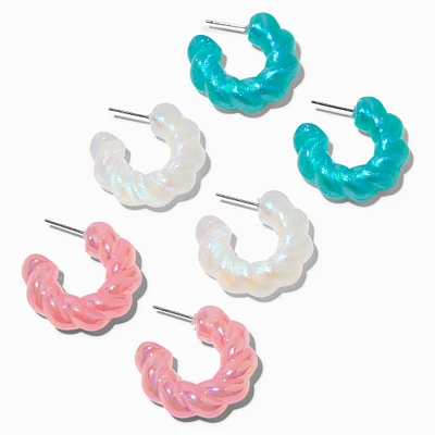 Mean Girls™ x Claire's Resin Hoop Earrings - 3 Pack