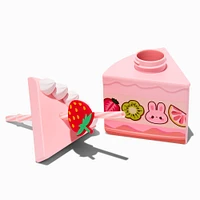 Strawberry Cake Slice Water Bottle