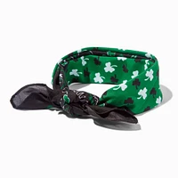 St. Patrick's Day Green Shamrock Bandana Headwrap