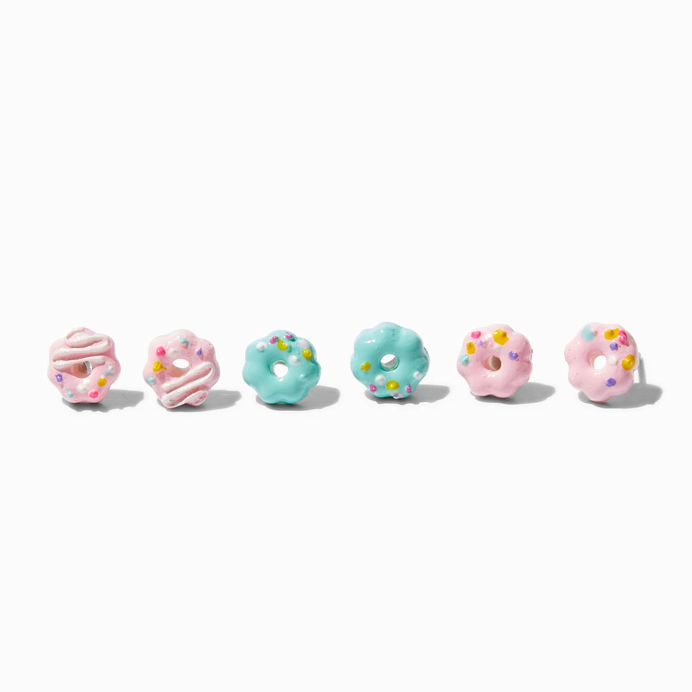 Mochi Donut Stud Earrings - 3 Pack