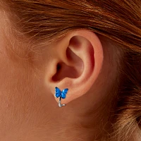 Butterfly Clip-On Stud Earrings - 6 Pack