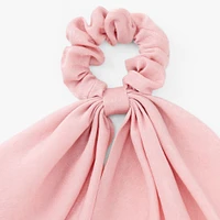 Blush Pink Small Hair Scrunchie Scarf