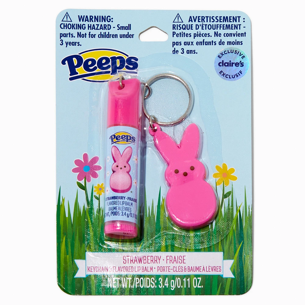 Peeps® Claire's Exclusive Flavored Lip Balm Keychain