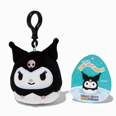 Squishmallows™ x Hello Kitty® And Friends 3.5" Kuromi™ Plush Bag Clip