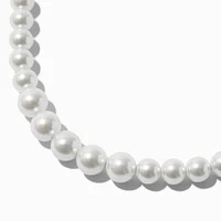Graduated White Pearl Necklace