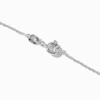 C LUXE by Claire's Sterling Silver 1/10 ct. tw. Lab Grown Diamond Open Heart Pendant Necklace