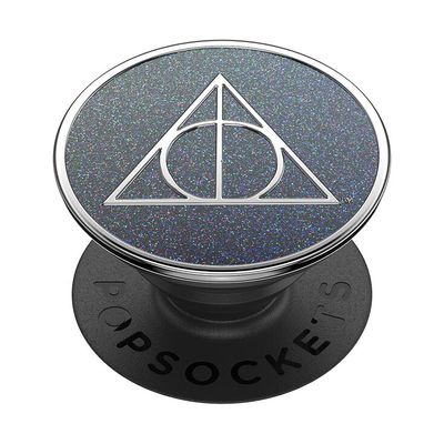 PopSockets Swappable PopGrip - Enamel Glitter Deathly Hallows