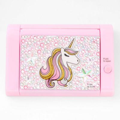 Pink Unicorn Bling Mechanical Lip Gloss Set