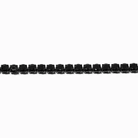 Black Stainless Steel Cubic Zirconia Tennis Bracelet